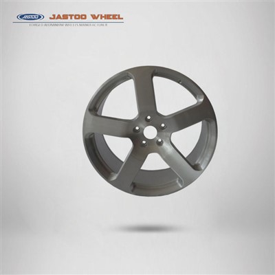 22 tuuman monoblock-tyylinen harjattu hopea auton vanteet