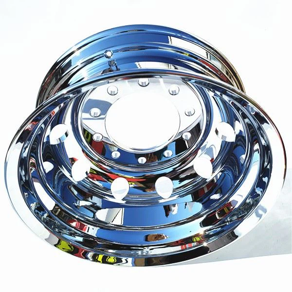 22.5x8.25 Forged Water Chrome Truck Wheels